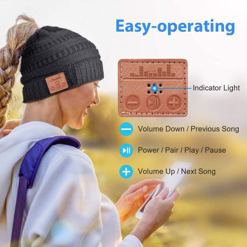 Bluetooth  Beanie with Headphones